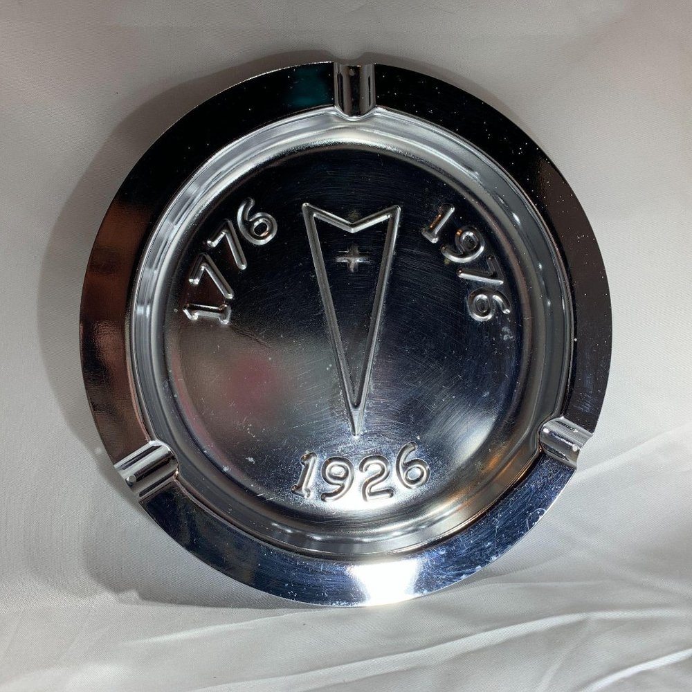 1976 Metal Pontiac Motors Bicentennial Ashtray